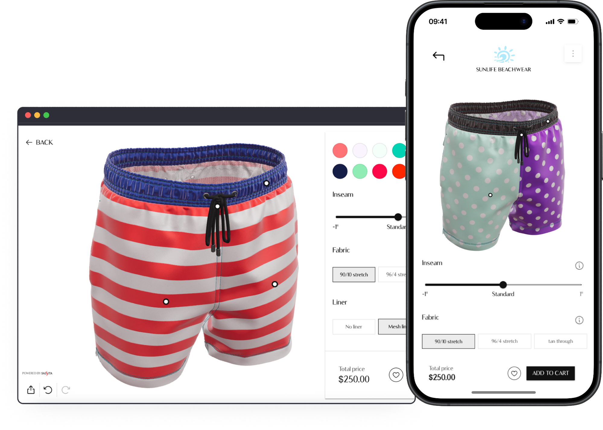 Salsita 3D product configurator for ecommerce