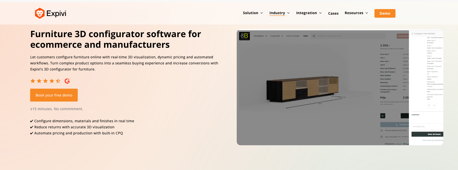 Expivi 3D product configurator