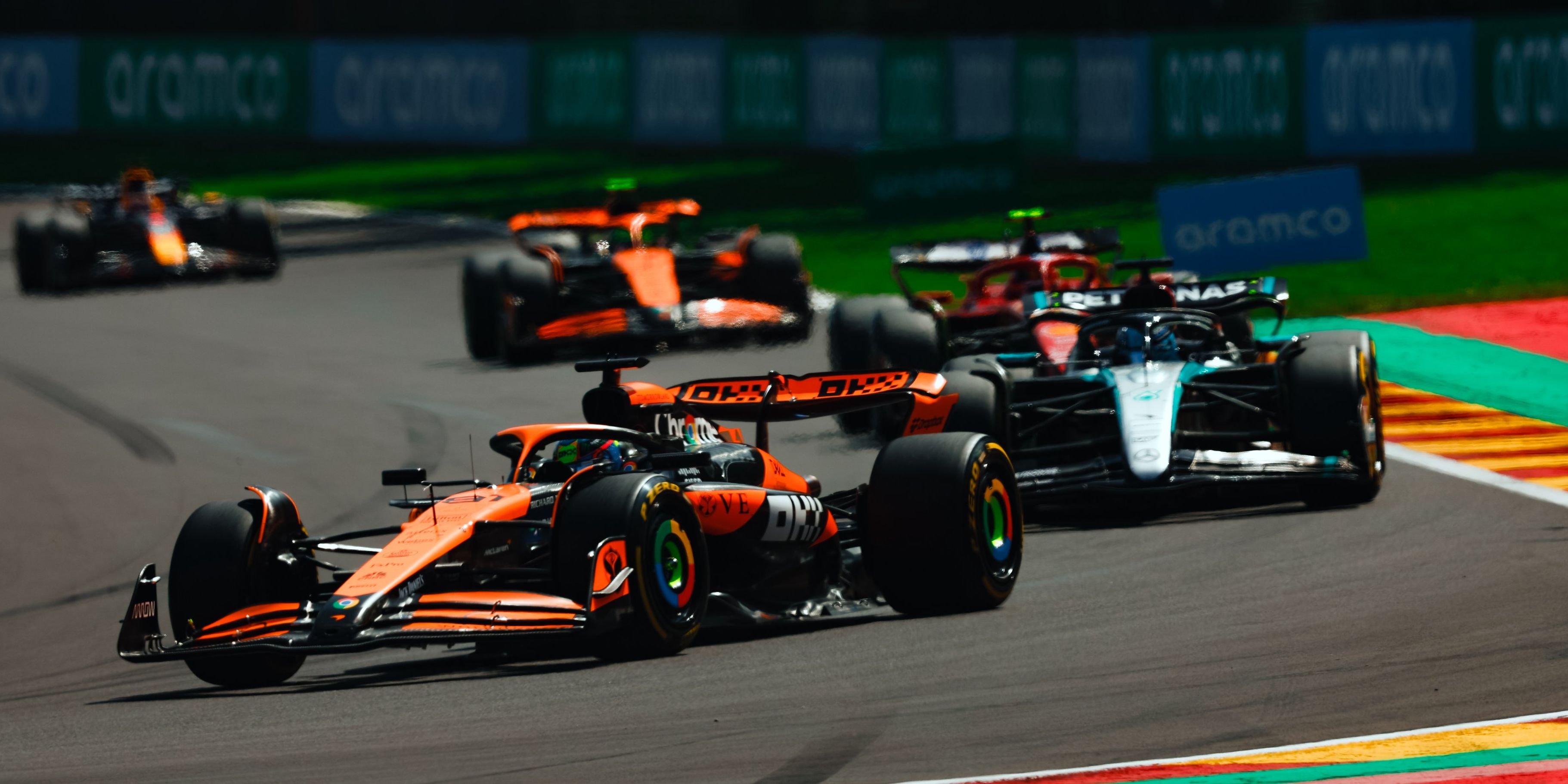 McLaren, Ferrari, Red Bull, Mercedes