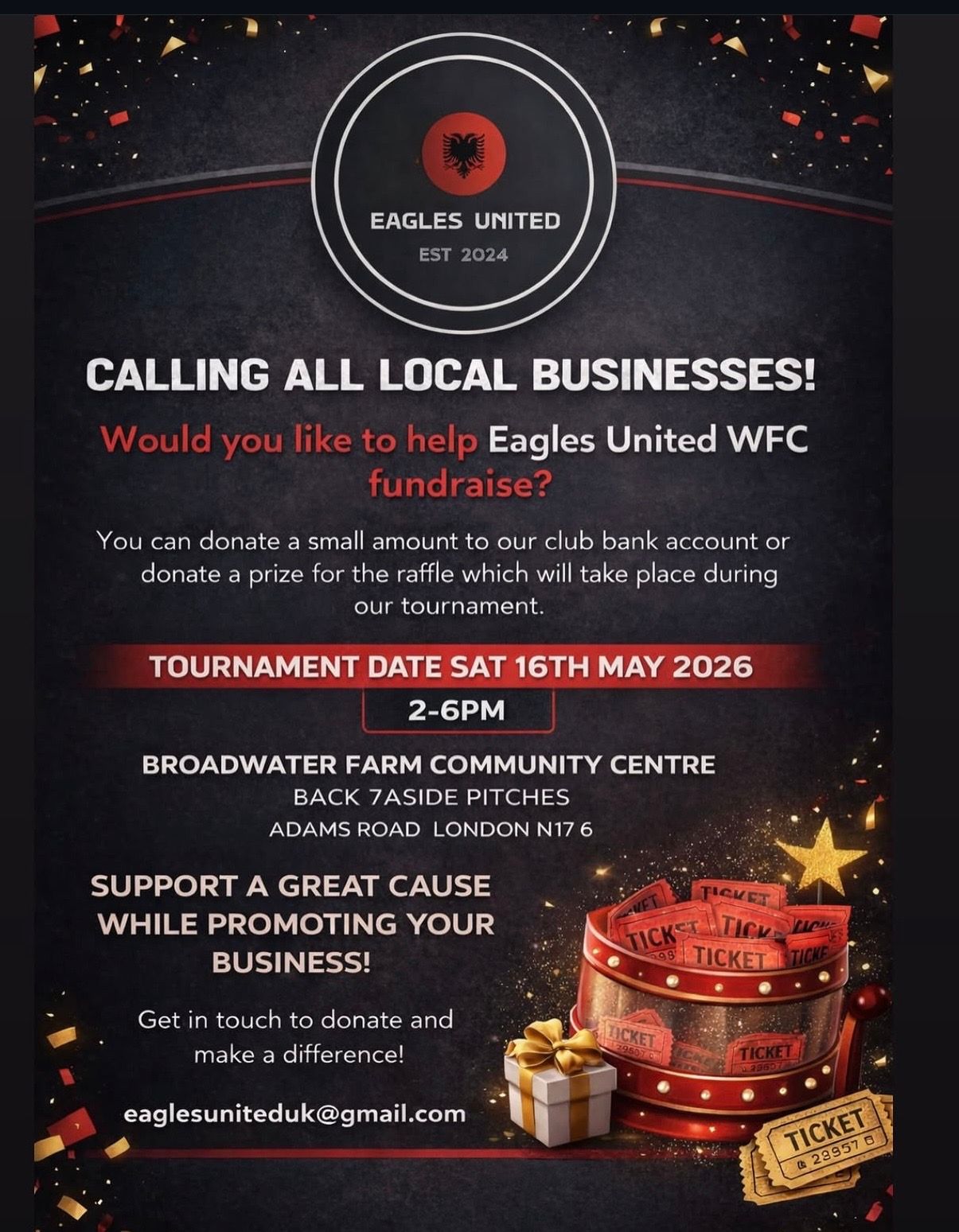 Sponsors required