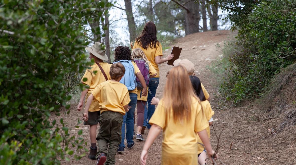 kids going on nature walks