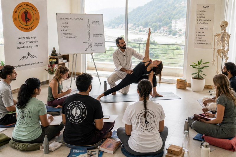 Corporate to yoga teacher transition through training in Rishikesh, India