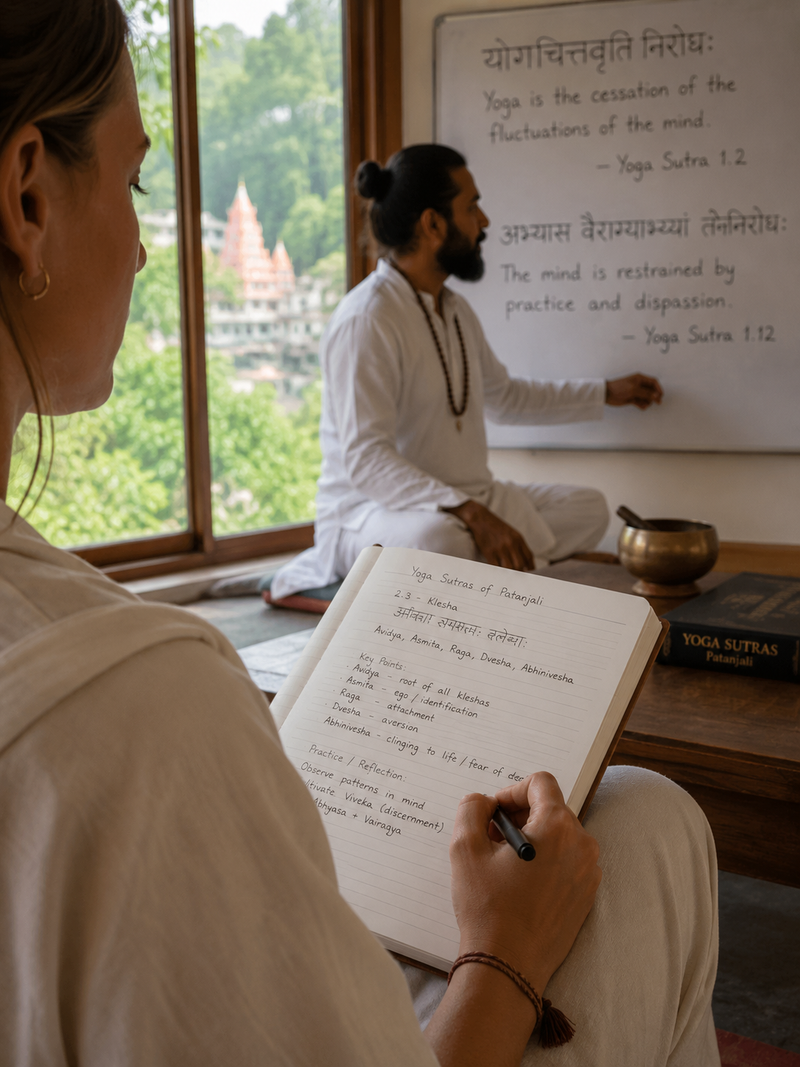 Theoretical lecture hours during a 200 hour YTT duration timeline course.