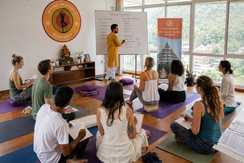 Divine Yogpeeth 100 hour YTT testimonials and yoga training in Rishikesh