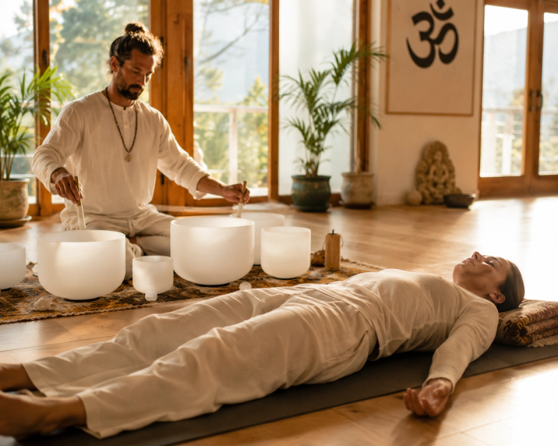 physical relief techniques from sound healing chronic pain research
