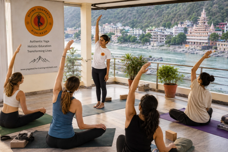 Yoga teacher career change class in Tapovan Rishikesh