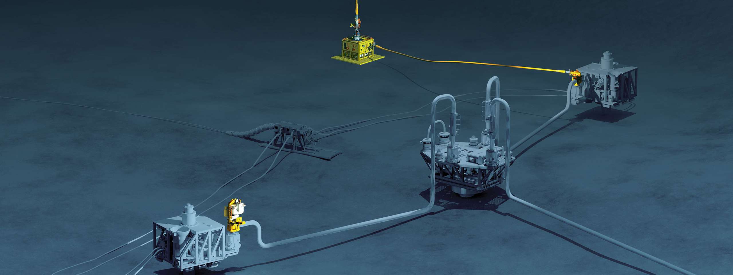 3D render of subsea project in West Africa