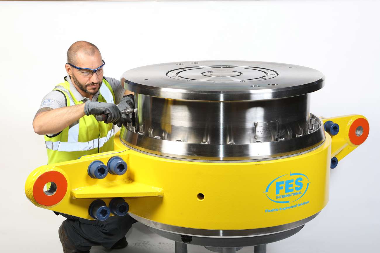 man checking subsea equipment