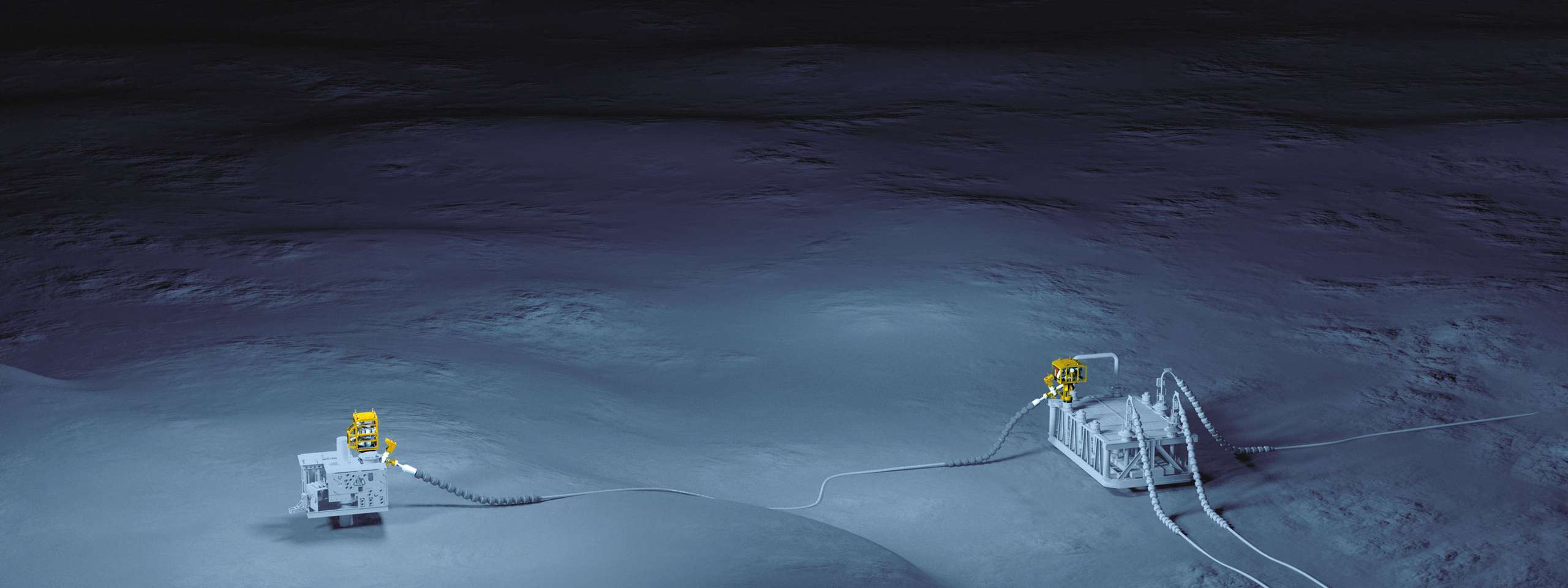 3D render of a subsea project