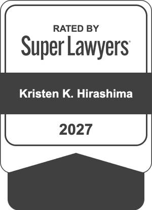 Kristen K. Hirashima rated by Super Lawyers 2027