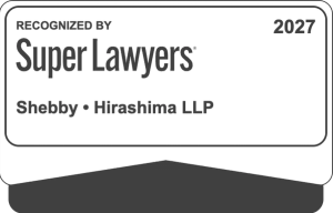 Shebby Hirashima LLP recognized by Super Lawyers 2027