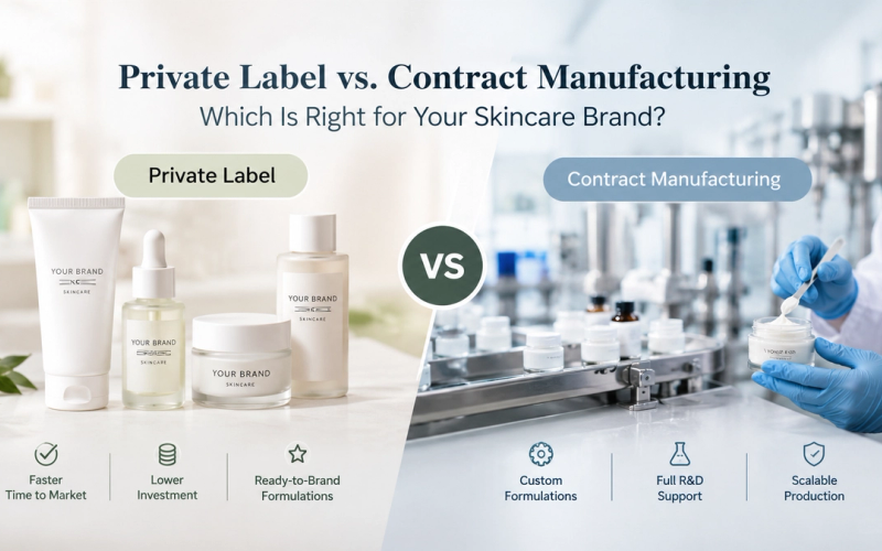 Private Label vs Contract Manufacturing