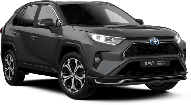 Illustrasjonsbilde for kinto flex, bilde av en sort Toyota rav 