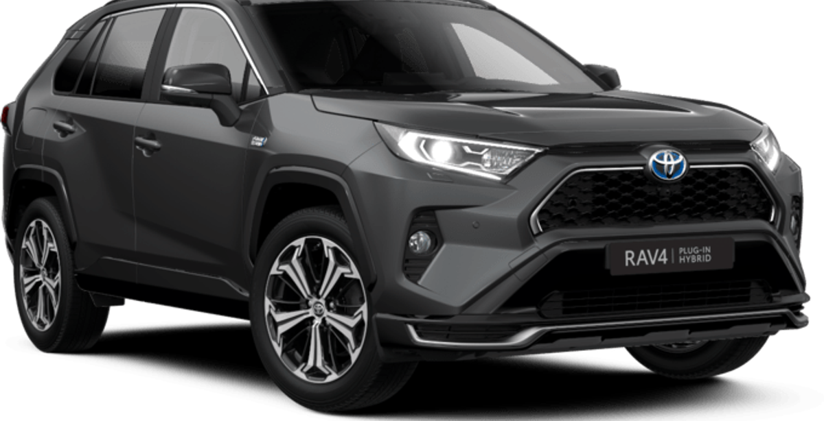 Illustrasjonsbilde for kinto flex, bilde av en sort Toyota rav