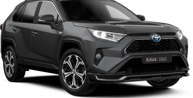 Illustrasjonsbilde for kinto flex, bilde av en sort Toyota rav