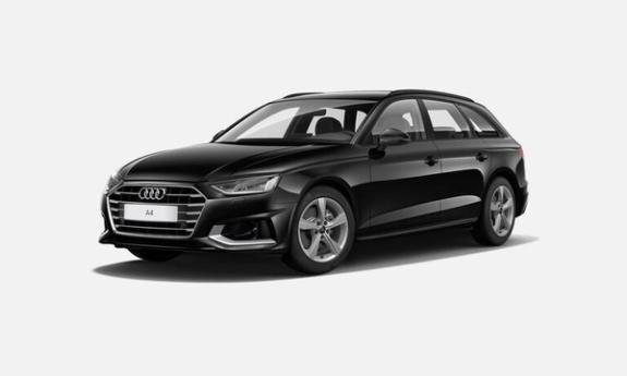 Bilde av en sort audi A4