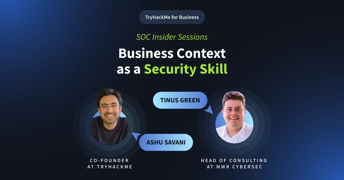 Business context as a security skill