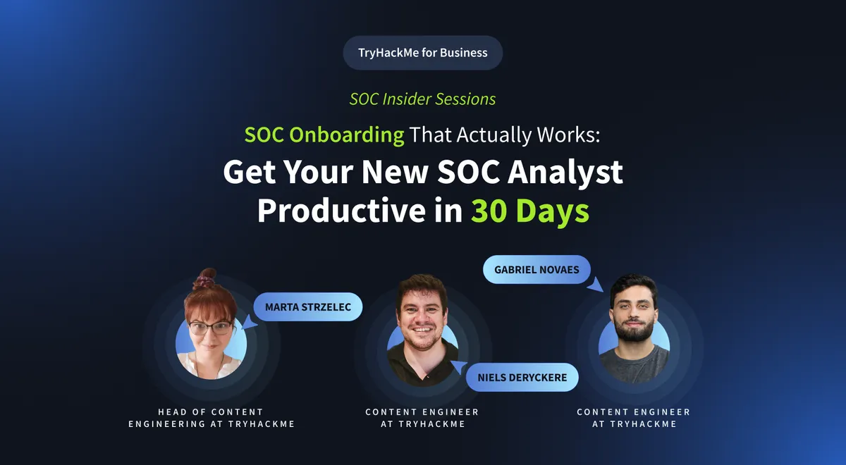 Get Your New SOC Analyst Productive in 30 Days