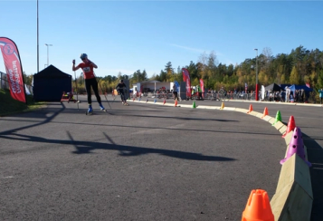 Rulleski på Skiarenaen