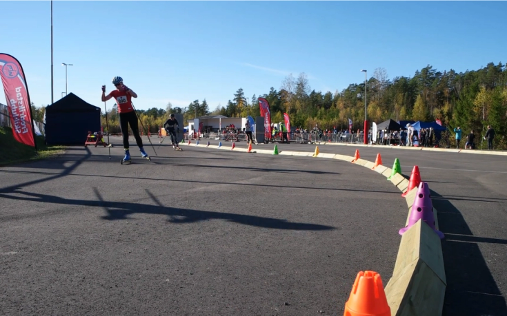 Rulleski på Skiarenaen