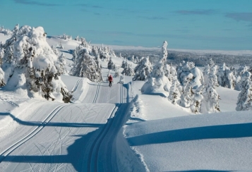Sjusjøen om vinteren