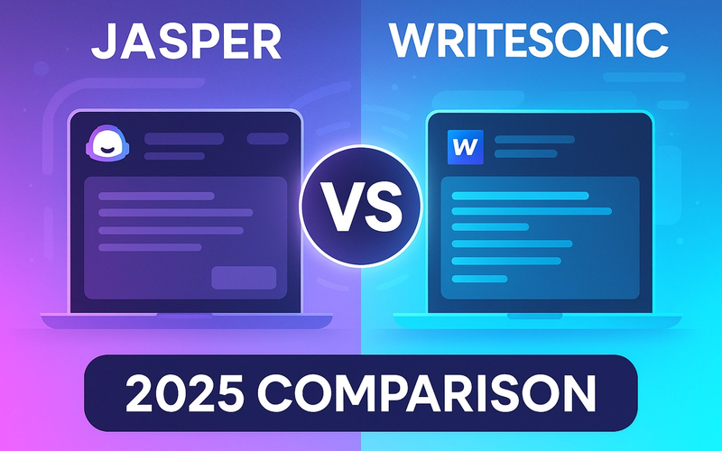 Jasper vs Writesonic (2025 Comparison): Which AI Writing Tool Is Better?
