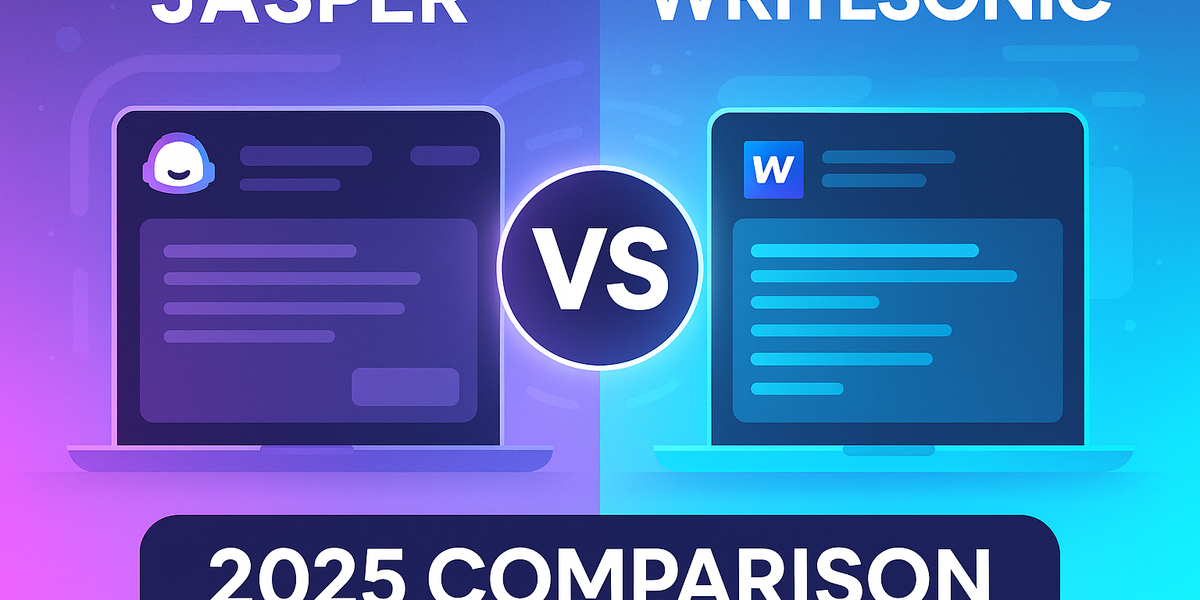 Jasper vs Writesonic (2025 Comparison): Which AI Writing Tool Is Better?