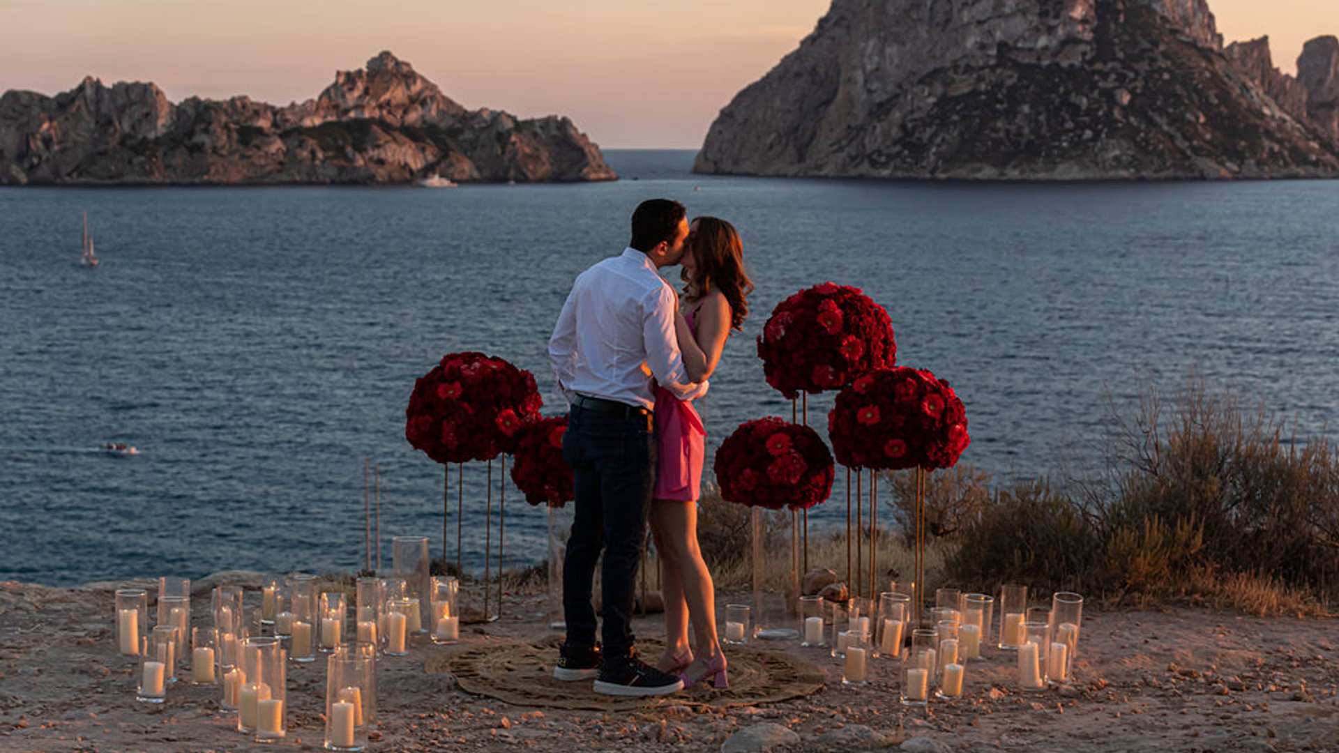 Wedding proposal Ibiza