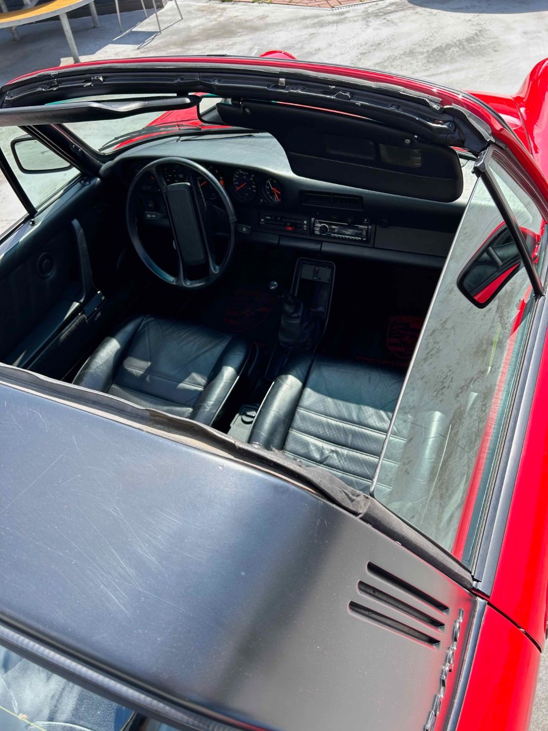 Porsche 911 Targa Indisch rood