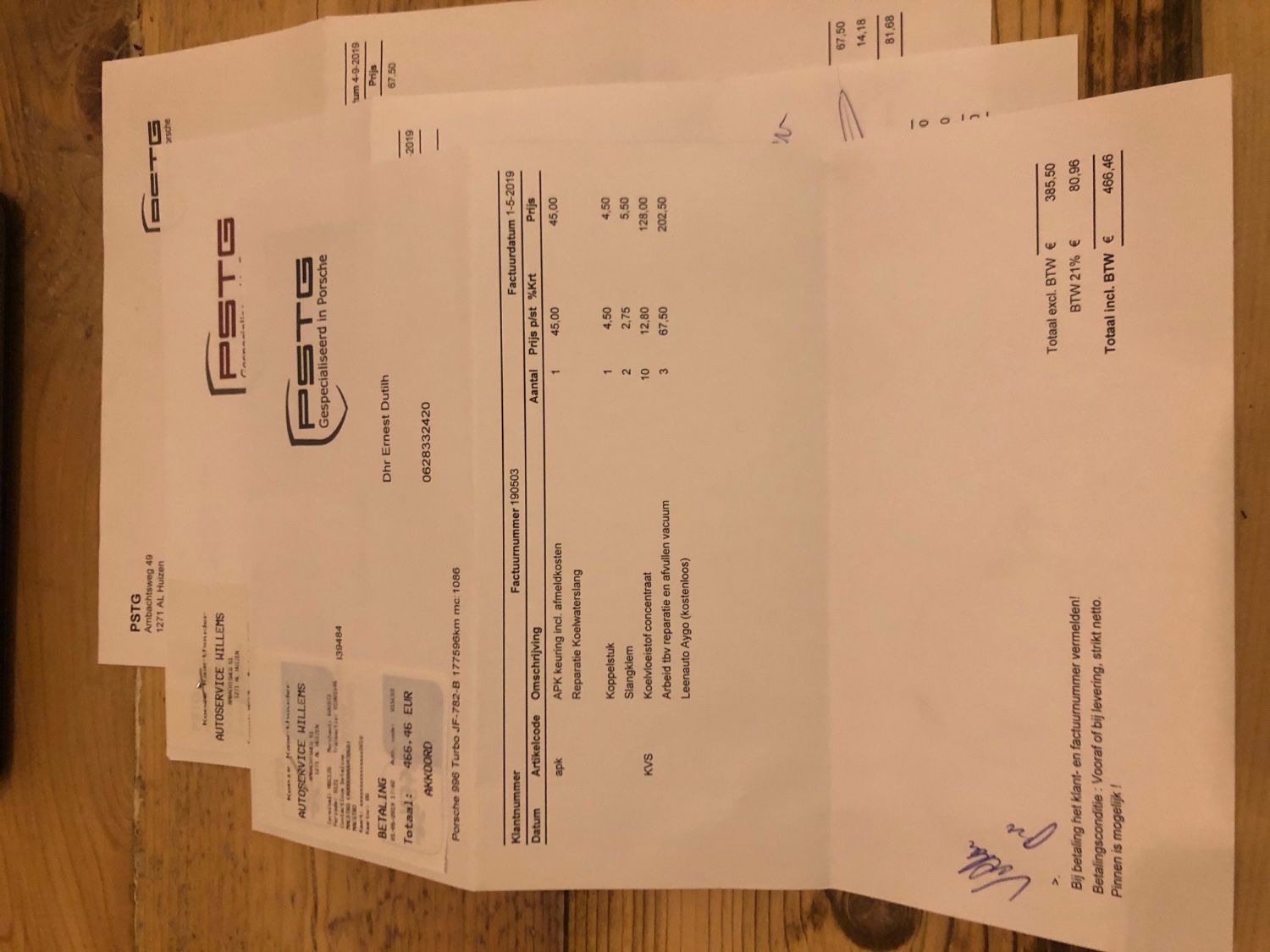 Porsche Turbo (S uitgevoerd vanaf fabriek)