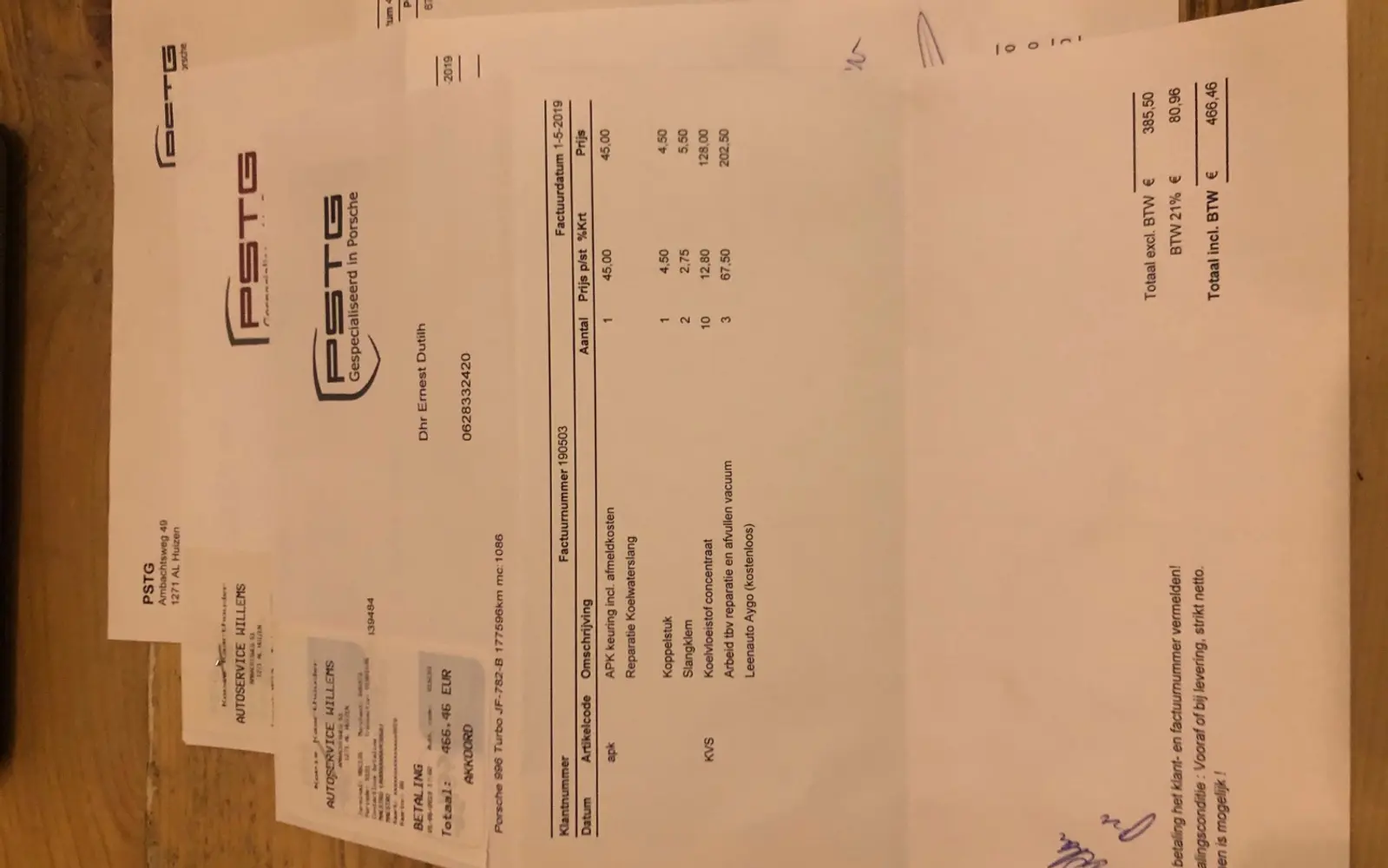 Porsche Turbo (S uitgevoerd vanaf fabriek)