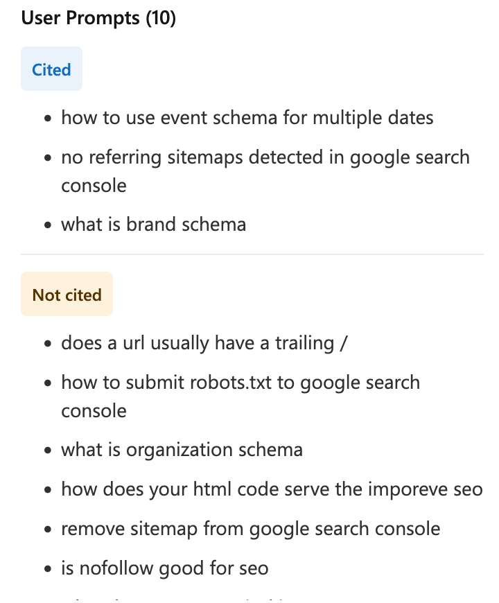 View User Prompt in Microsoft Clarity