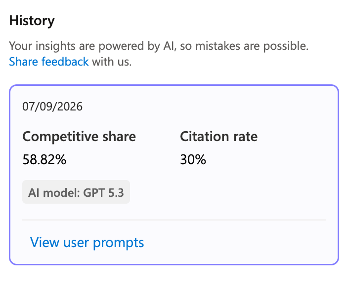 Report history in Microsoft Clarity Topic Insights