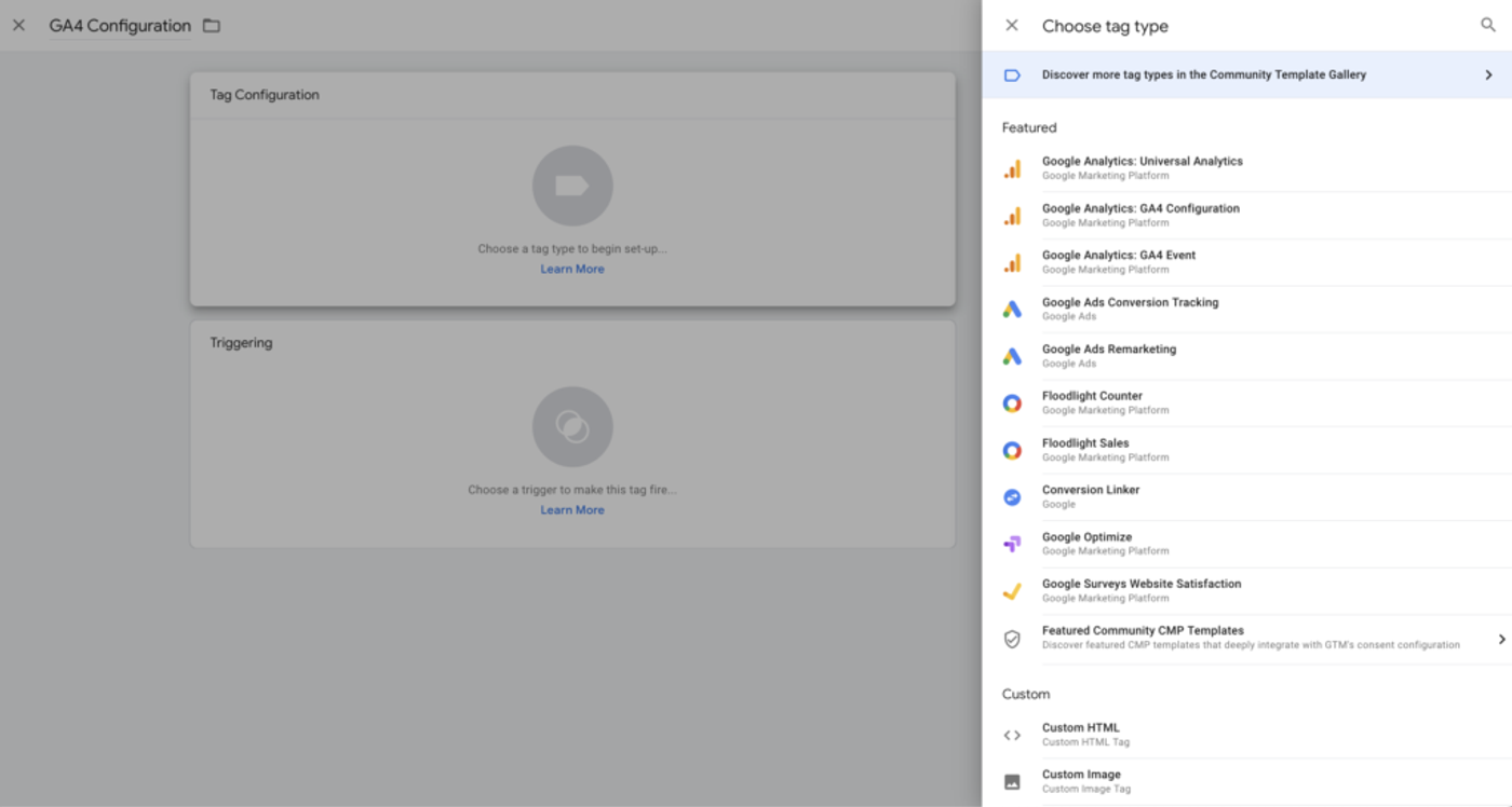 GA4 configuration tag