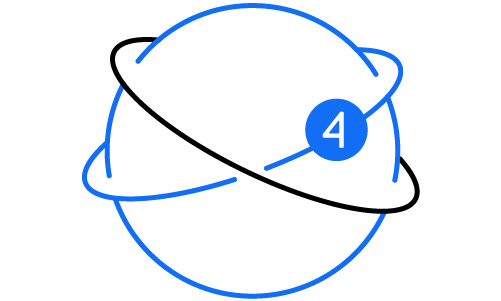 Cross geographic borders icon