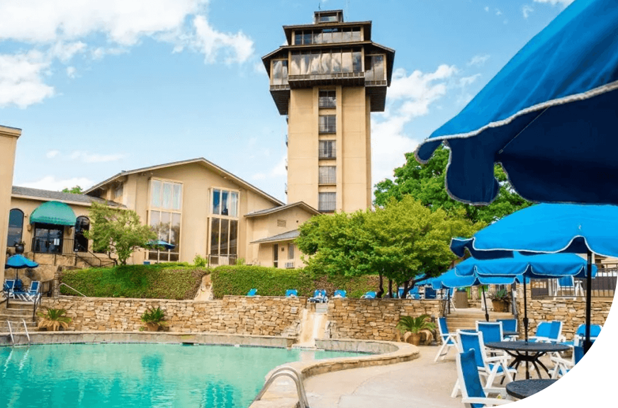 Poolside at Tanglewood Resort