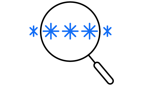 Testing credentials icon