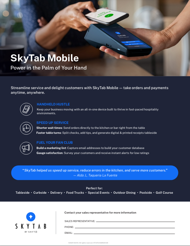 SkyTab Brochure image