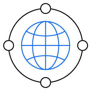 Connect to every market logo