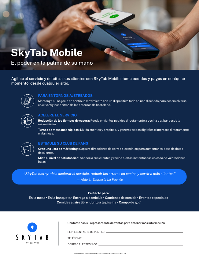 SkyTab Brochure image