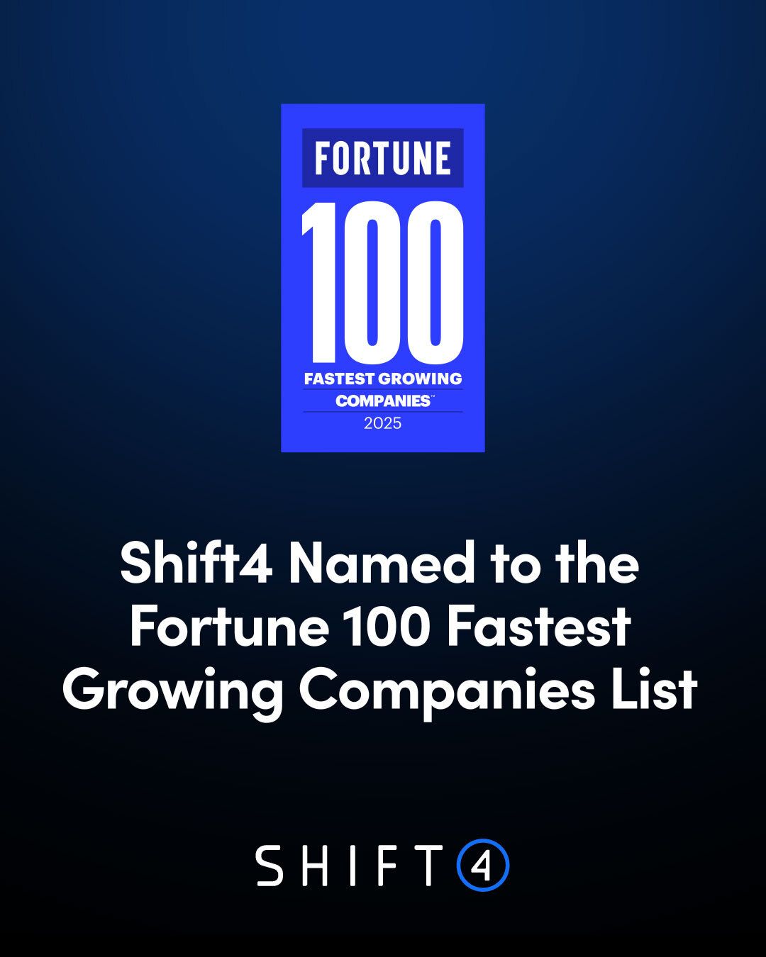 Shift4 Named to Fortune 100 Fastest-Growing Companies List for 2025