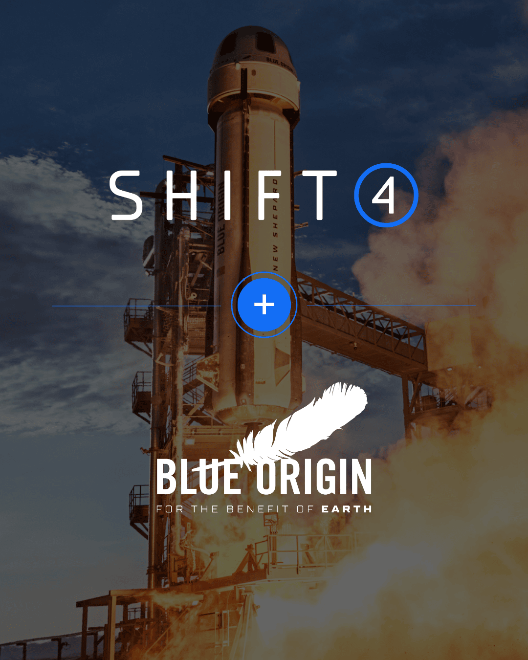 Blue Origin Spaceflights aboard New Shepard can now be purchased with Crypto and Stablecoins through Shift4