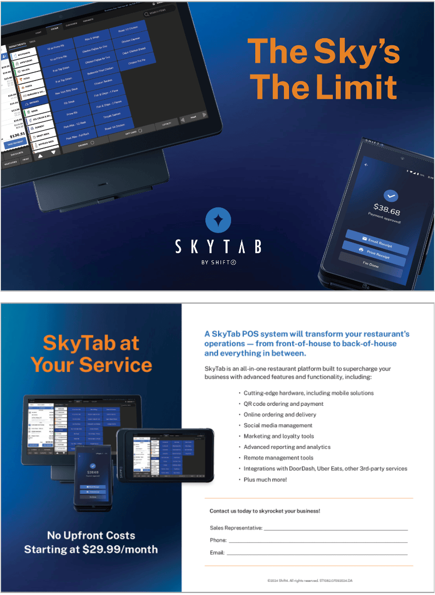 SkyTab Brochure image