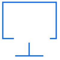 Icon representing back office and inventory - Counter Solutions - Shift4