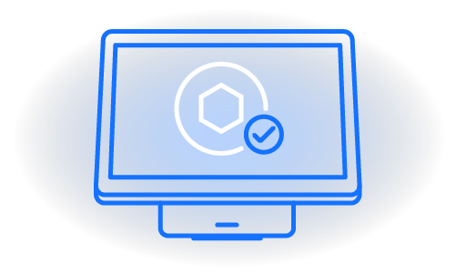 Icon representing SkyTab POS Pay with Crypto - crypto payment processing - Shift4