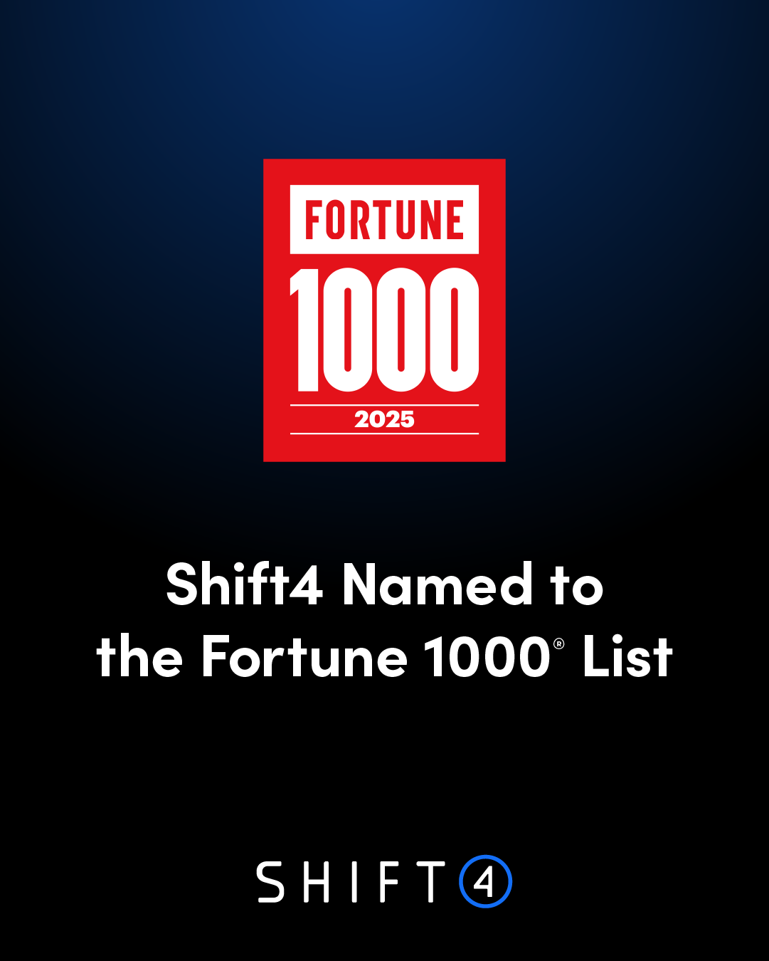 Shift4 Named to the Fortune 1000® List for 2025
