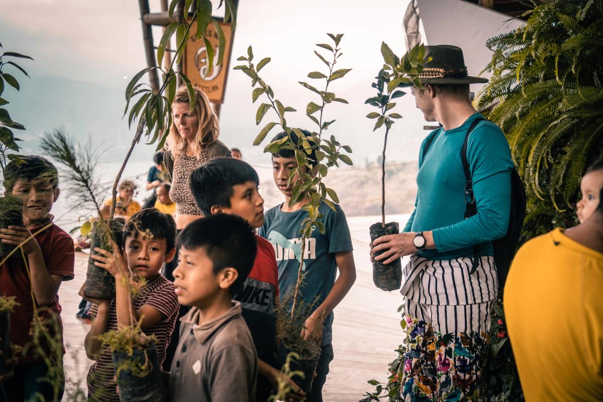 Mayan Tree Planting Ceremony