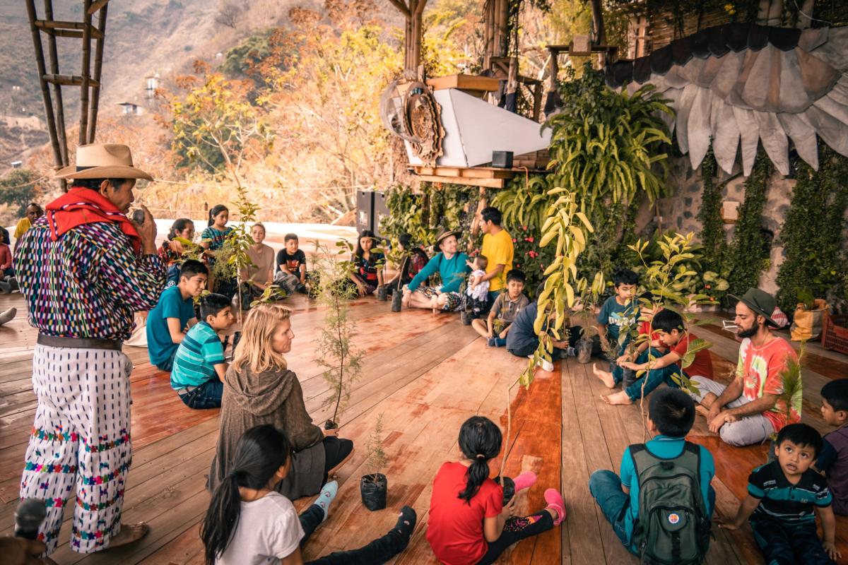 Mayan Tree Planting Ceremony