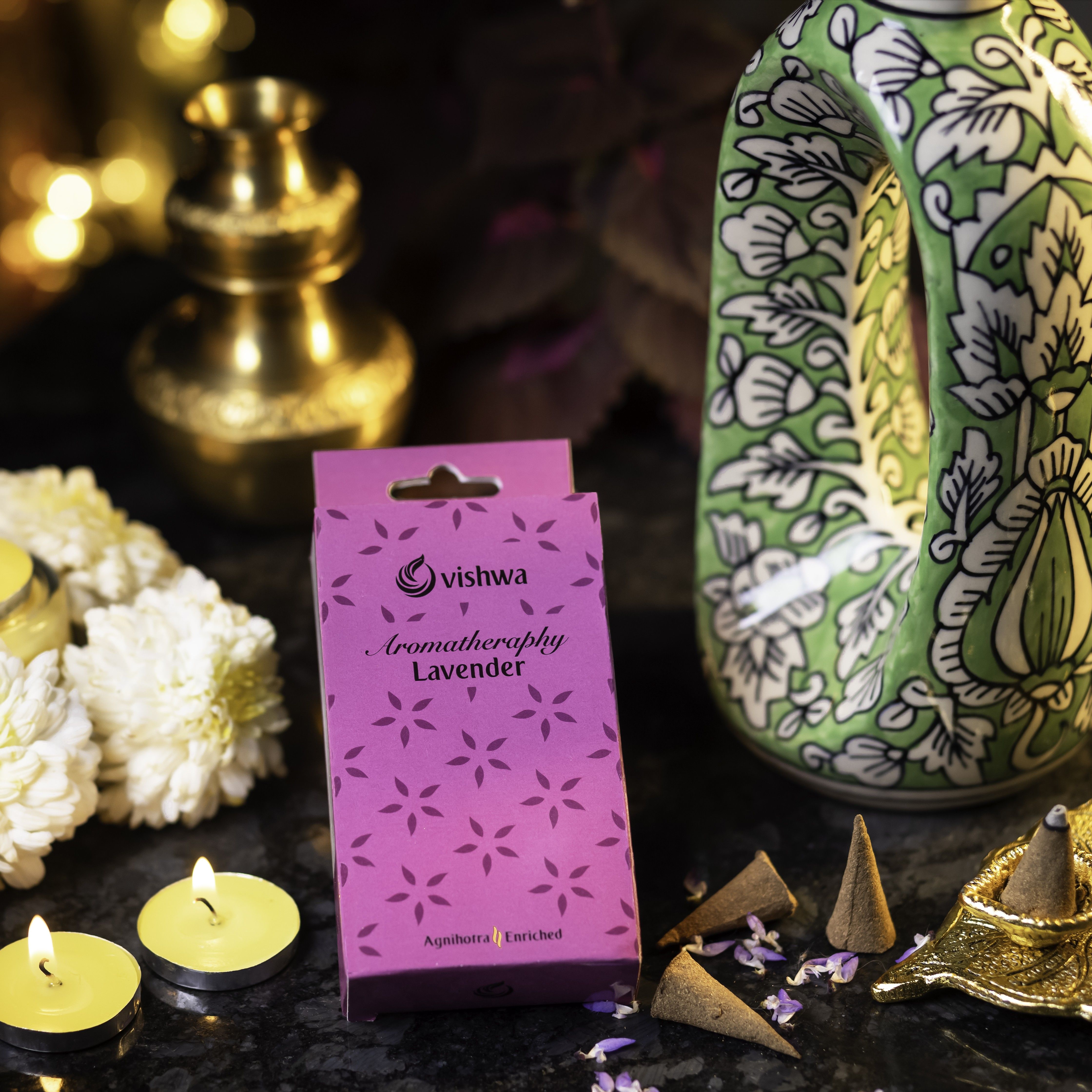 Aromatherapy Incense Cone - Lavender  6