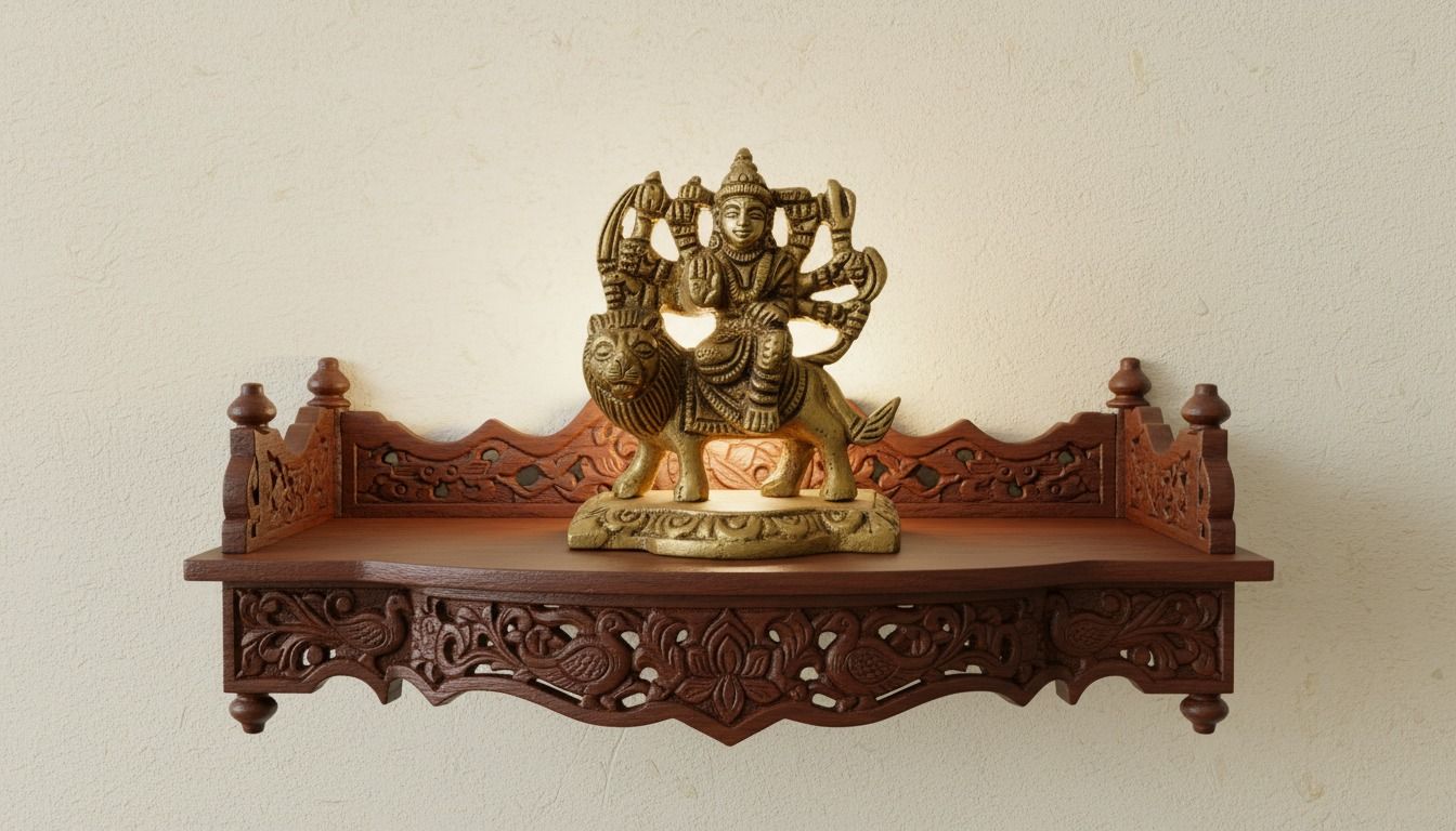 The Divine Brass Durga Mata Idol 3